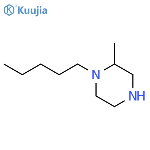 Piperazine,2-methyl-1-pentyl- structure