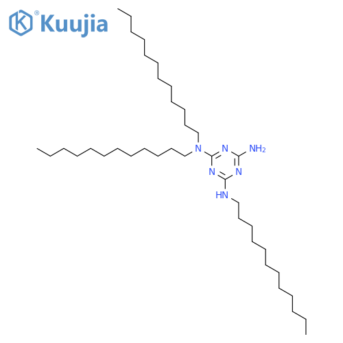 1,3,5-Triazine-2,4,6-triamine,N2,N4,N6-tridodecyl- structure