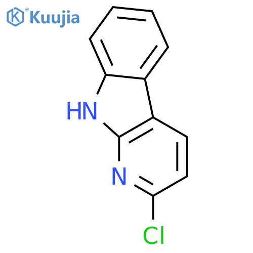 1H-Pyrido[2,3-b]indole, 2-chloro- structure