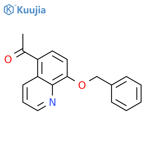 5-Acetyl-8-(phenylmethoxy)quinoline structure