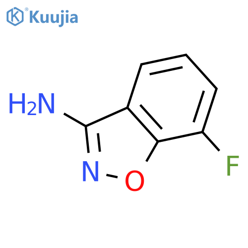 7-Fluorobenzo[d]isoxazol-3-amine structure