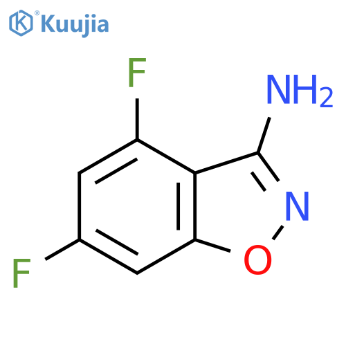 4,6-Difluorobenzo[d]isoxazol-3-amine structure