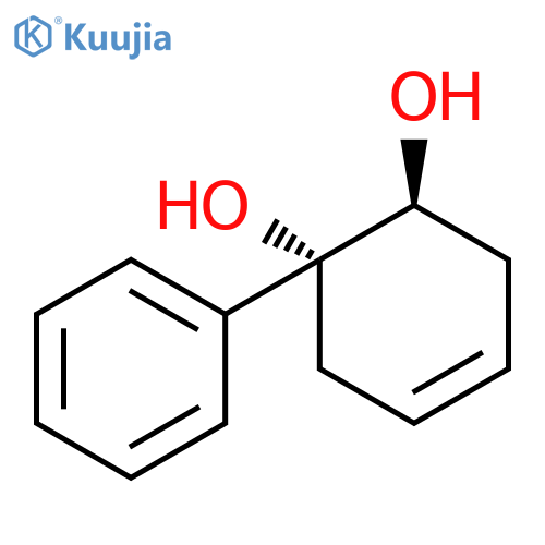4-Cyclohexene-1,2-diol, 1-phenyl-, (1R,2S)-rel- structure