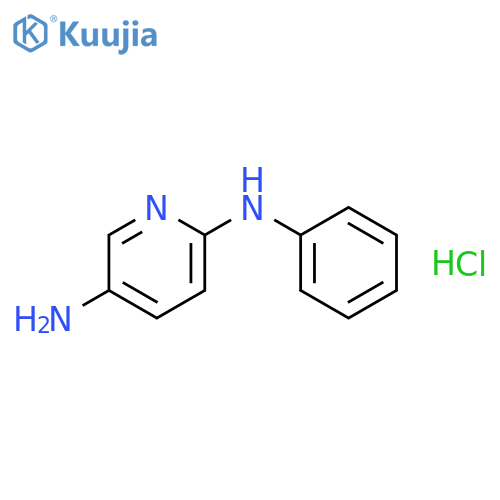 2,5-Pyridinediamine,N2-phenyl-, hydrochloride (1:1) structure