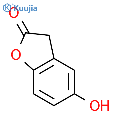 5-hydroxy-3H-benzofuran-2-one structure