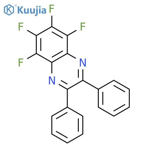 Quinoxaline, 5,6,7,8-tetrafluoro-2,3-diphenyl- structure