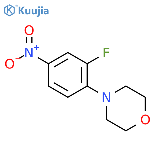 4-(2-Fluoro-4-nitrophenyl)morpholine structure