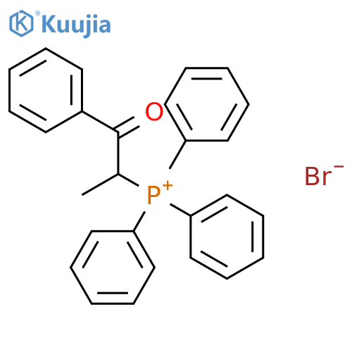 (alpha-Methylphenacyl)triphenylphosphonium bromide structure