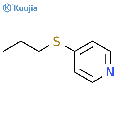 Pyridine, 4-(propylthio)- structure