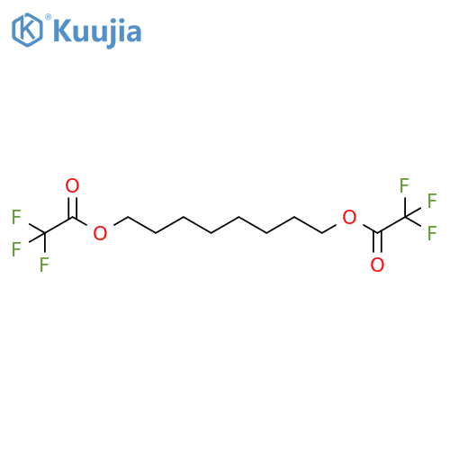 Acetic acid, trifluoro-, 1,8-octanediyl ester structure