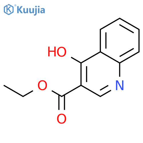 Ethyl 4-hydroxyquinoline-3-carboxylate structure