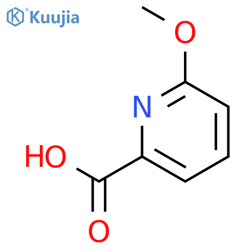 6-Methoxypicolinic acid structure