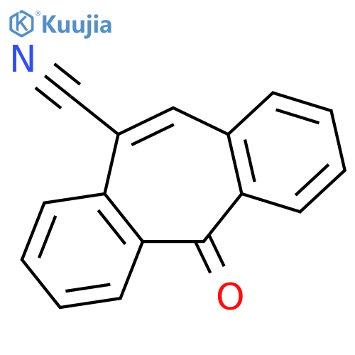 5H-Dibenzo[a,d]cycloheptene-10-carbonitrile, 5-oxo- structure