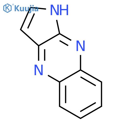 1H-Pyrrolo[2,3-b]quinoxaline(8CI,9CI) structure