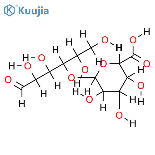 4-O-(D-Glucopyranosyluronsaeure)-D-galactose structure