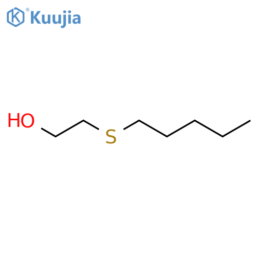 2-Hydroxyethyl n-amyl sulfide structure