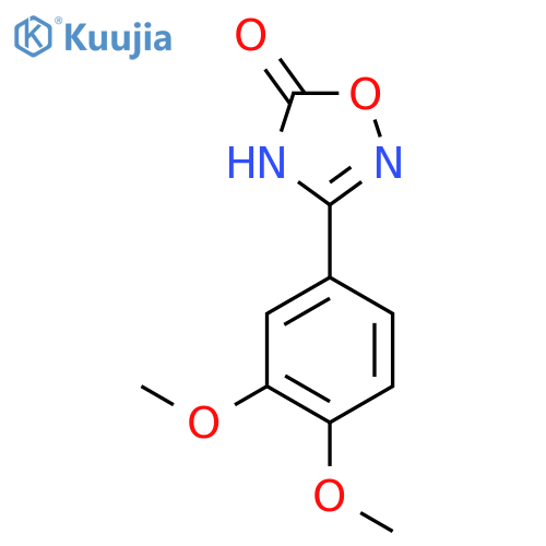3-(3,4-dimethoxyphenyl)-4,5-dihydro-1,2,4-oxadiazol-5-one structure