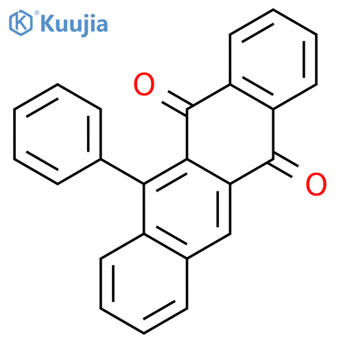 5,12-Naphthacenedione, 6-phenyl- structure