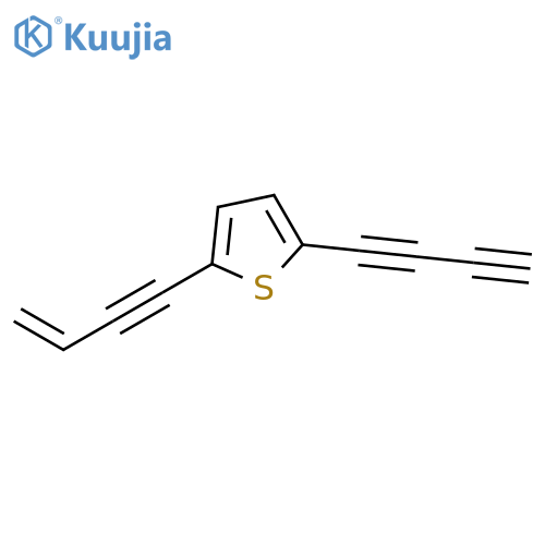 2-(Buta-1,3-diynyl)-5-(but-3-en-1-ynyl) thiophene structure