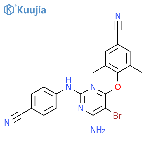 Etravirine structure