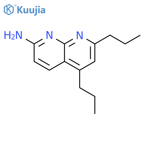 1,8-Naphthyridin-2-amine, 5,7-dipropyl- structure