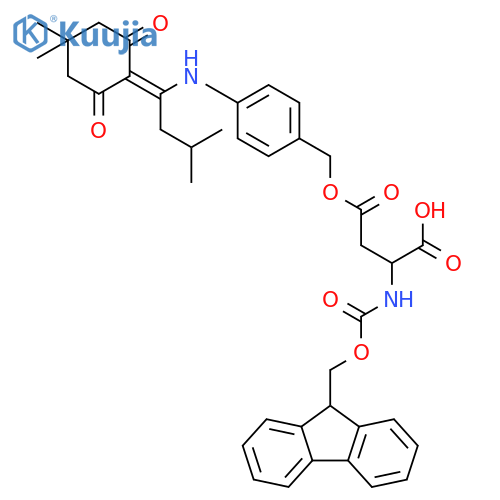 Fmoc-Asp(ODMAB)-OH structure