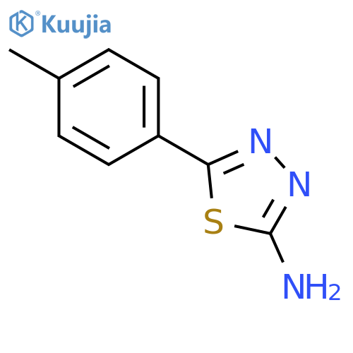 5-(4-Methylphenyl)-1,3,4-thiadiazol-2-amine structure
