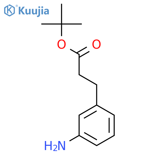 tert-butyl 3-(3-aminophenyl)propanoate structure