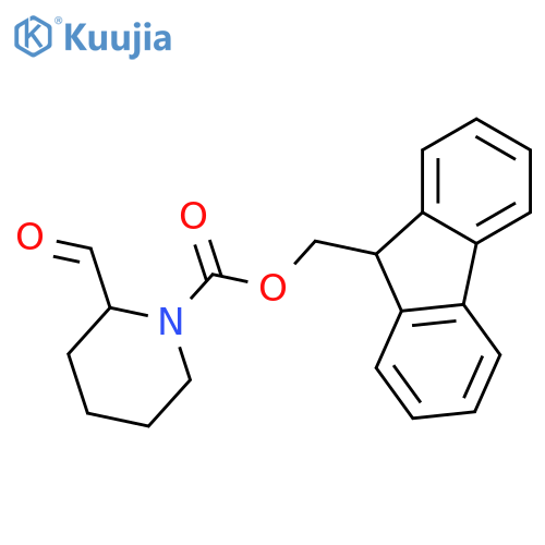 1-PIPERIDINECARBOXYLIC ACID, 2-FORMYL-, 9H-FLUOREN-9-YLMETHYL ESTER structure