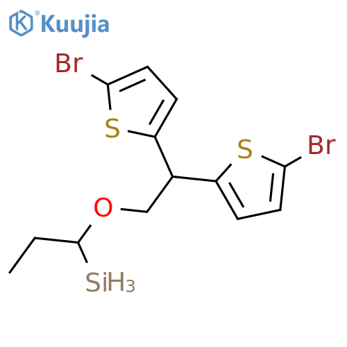 Silane, bis(5-bromo-2-thienyl)ethoxypropyl- structure