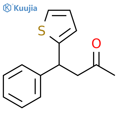 4-Phenyl-4-(2-thienyl)-2-butanone structure