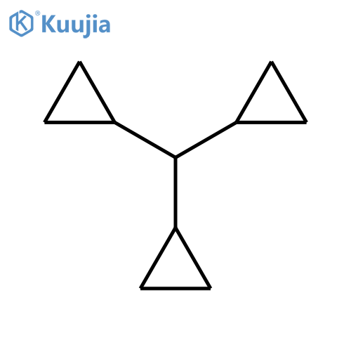 Cyclopropane, 1,1',1''-methylidynetris- structure