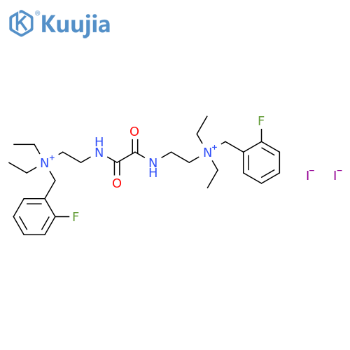 Ammonium,oxalylbis[(iminoethylene)]bis[diethyl(o-fluorobenzyl)-, diiodide (8CI) structure
