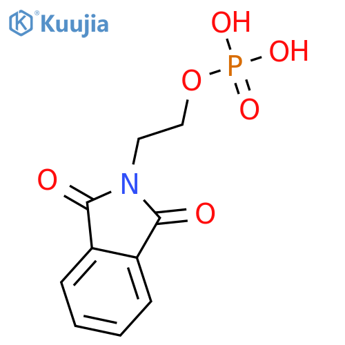 1H-Isoindole-1,3(2H)-dione, 2-[2-(phosphonooxy)ethyl]- structure