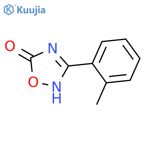 3-(2-methylphenyl)-4,5-dihydro-1,2,4-oxadiazol-5-one structure