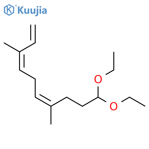 1,3,6-Decatriene, 10,10-diethoxy-3,7-dimethyl-, (Z,Z)- structure