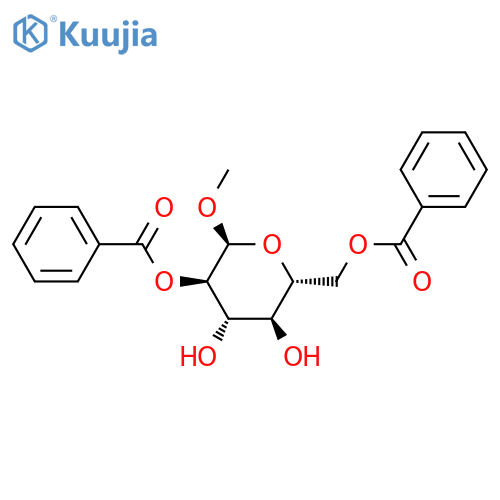 a-D-Glucopyranoside, methyl,2,6-dibenzoate structure