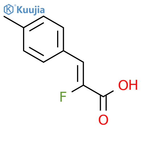2-Propenoic acid, 2-fluoro-3-(4-methylphenyl)-, (Z)- structure