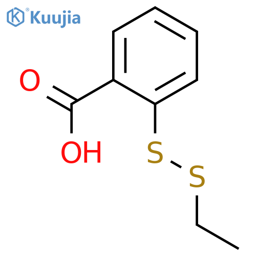 Benzoic acid,2-(ethyldithio)- structure