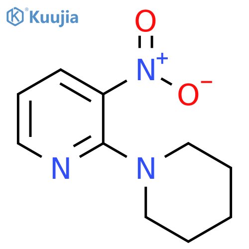 3-Nitro-2-(piperidin-1-yl)pyridine structure