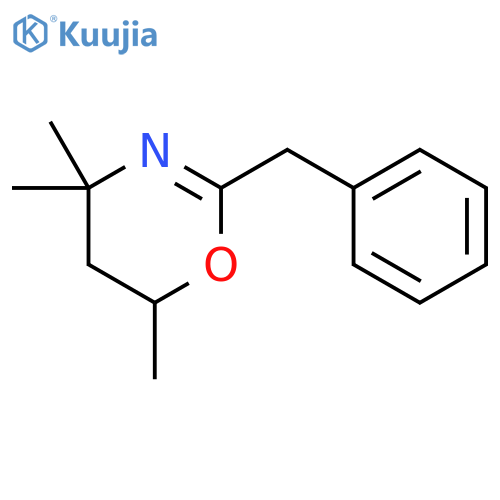 4H-1,3-Oxazine,5,6-dihydro-4,4,6-trimethyl-2-(phenylmethyl)- structure