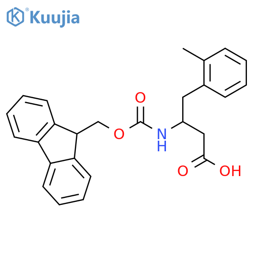 Fmoc-(R)-3-amino-4-(2-methylphenyl)-butyric Acid structure