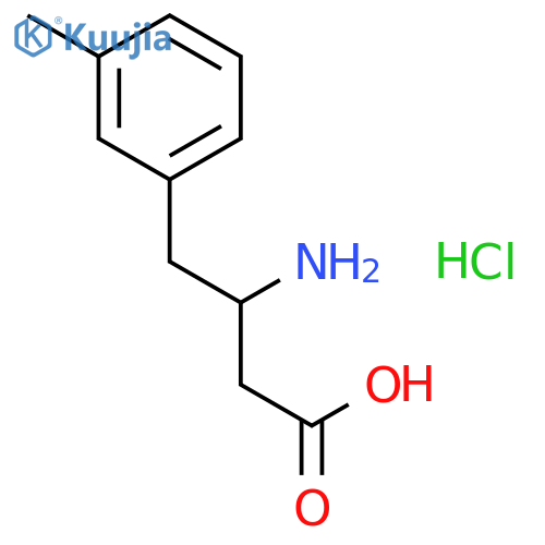 (R)-3-Amino-4-(3-methylphenyl)butyric acid hydrochloride structure