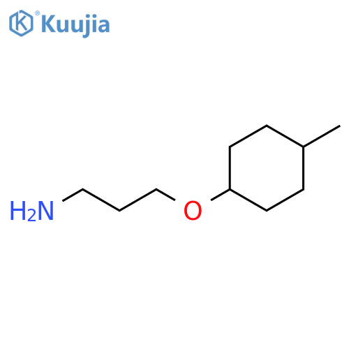 3-(4-methylcyclohexyl)oxypropan-1-amine structure