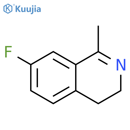 Isoquinoline,7-fluoro-3,4-dihydro-1-methyl- structure