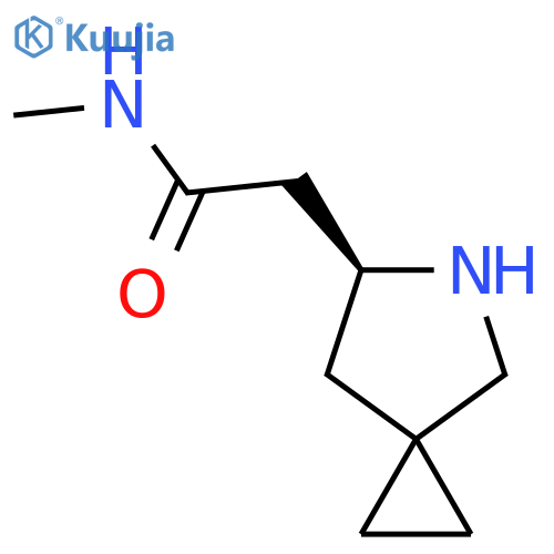(S)-N-Methyl-2-(5-azaspiro[2.4]heptan-6-yl)acetamide structure