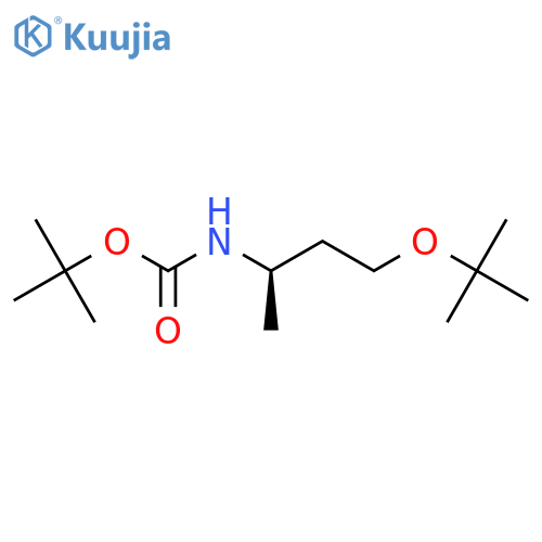 tert-butyl N-(2R)-4-(tert-butoxy)butan-2-ylcarbamate structure
