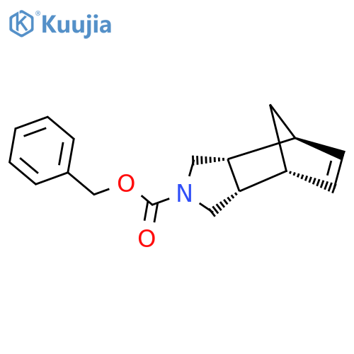 benzyl (1R,2S,6R,7S)-4-azatricyclo5.2.1.0,2,6dec-8-ene-4-carboxylate structure