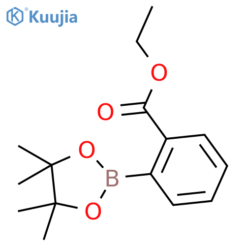 Ethyl 2-(4,4,5,5-tetramethyl-1,3,2-dioxaborolan-2-yl)benzoate structure