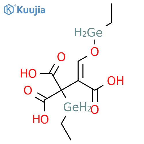 2-Propene-1,1,2-tricarboxylicacid, 1-(ethylgermyl)-3-[(ethylgermyl)oxy]- structure